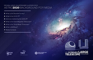 Brochure: ASTRO2020 Background for Media