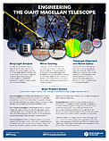 Brochure: Engineering The Giant Magellan Telescope