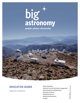 Educational Material: Educator Guide for the Big Astronomy planetarium show
