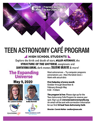 Electronic Poster: Teen Astronomy Café - May 2020