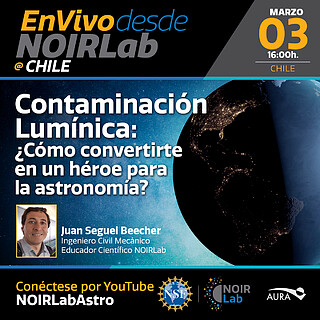 Electronic Poster: Contaminación Lumínica ¿Cómo convertirte en un héroe para la astronomía?