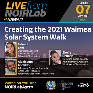 Electronic Poster: Creating the 2021 Waimea Solar System Walk