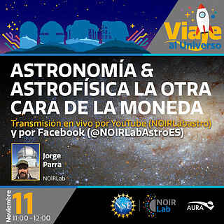 Electronic Poster: Charla "Astronomía & Astrofísica la otra cara de la moneda"