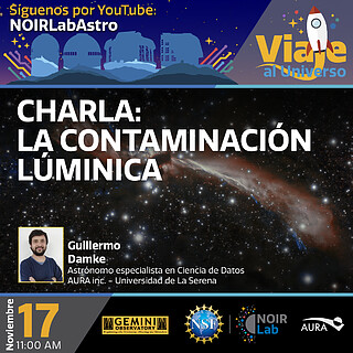 Electronic Poster: Viaje al Universo - Charla "La contaminación lumínica"