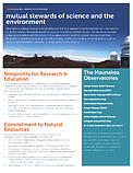 Handouts: Mutual stewards of science and the environment