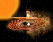 Accretion Disk around binary star system WZ Sge - comparison