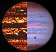 Gemini Infrarrojo y Hubble Ultravioleta