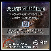 Solar System Walk Decal - Congratulations