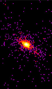 X-ray image of the central region of the galaxy NGC 4151