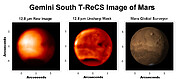 Gemini South T-ReCS Image of Mars