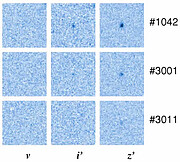 Stamp images of the high-redshift galaxies discovered by the GLARE team