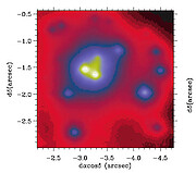 Gemini Hokupa’a/QUIRC image of region around galactic center