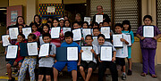 Gemini astronomer Scott Fisher with students