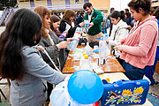 Rocket workshop at Viaje al Universo 2012