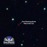 Pan-STARRS image of PSO J318.5-22