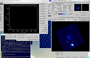 Image of a GPI control screen capture showing the test star Theta 1 Orionis B1