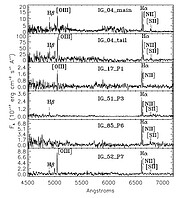 Gemini South spectra for six intergalactic regions around NGC 2865