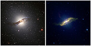 Colliding Galaxies in the Visible and Infrared—Centaurus A