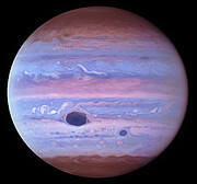 Imagen en ultravioleta de Júpiter - Hubble