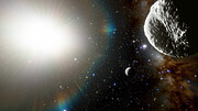 Ilustración que muestra al asteroide 2021 PH27 al interior de la órbita de Mercurio