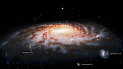 Labeled Illustration of Primordial Stellar Stream near Milky Way