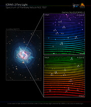 IGRINS-2 captures spectrum of Jewel Bug Nebula