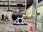 LSST Camera moves out of the clean room at SLAC