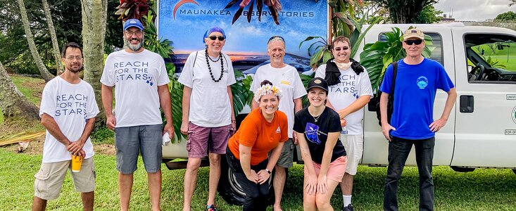 Staff participants at the Merrie Monarch parade