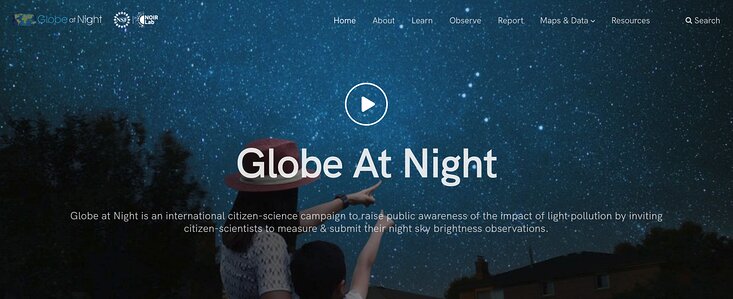 New Globe at Night Website Launches