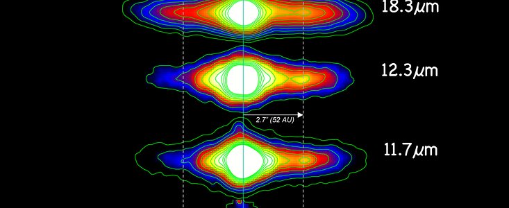 Dusting for Clues: Gemini Discovers Evidence for Colliding Bodies in Planet Forming Disk