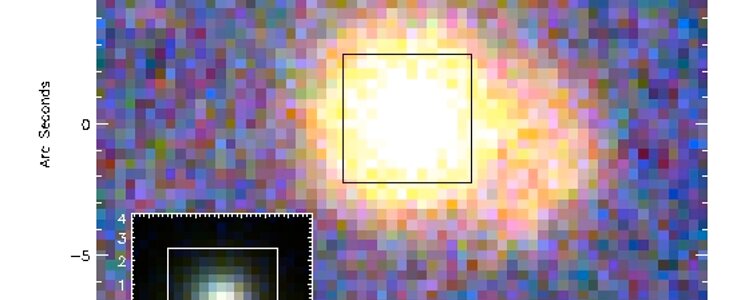 “E+A” galaxy from the Sloan Digital Sky Survey imaging