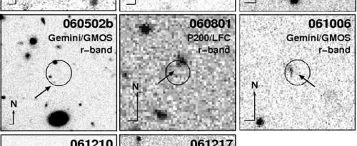 Gemini and Magellan images of several short GRBs