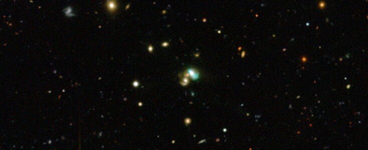 The Green Bean galaxy J2240
