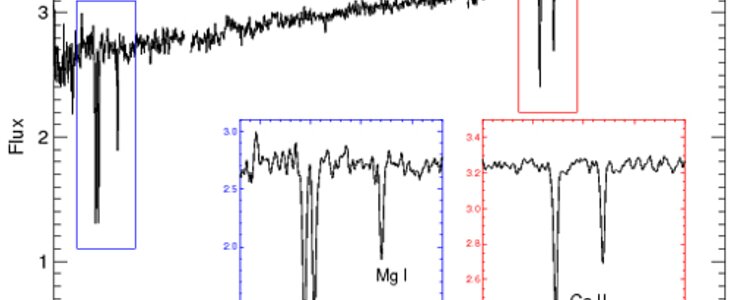 Optical spectrum of GRB130427A