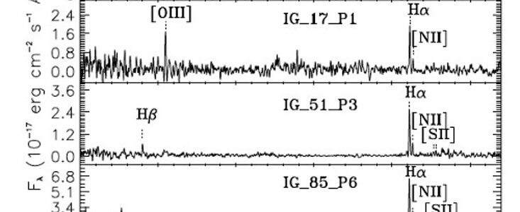 Gemini South spectra for six intergalactic regions around NGC 2865