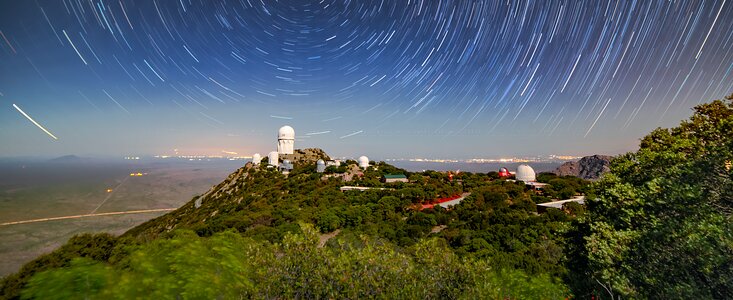 Trails Through the Night Sky