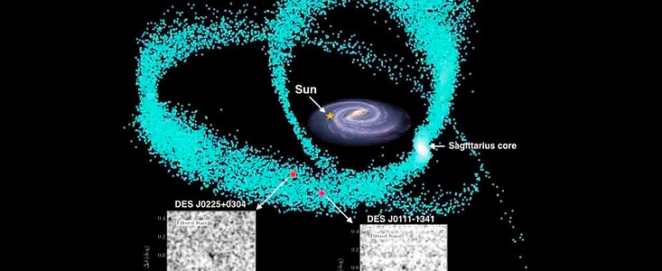 Ultra-faint stellar systems discovered toward the Sagittarius stream