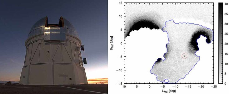 A Snake in the Clouds: A New Dwarf Galaxy in the Magellanic Bridge