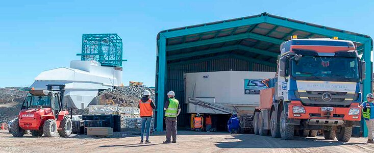 LSST Mirror Arrives at Cerro Pachón