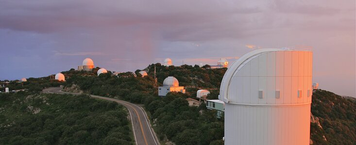 Photograph of UArizona Bok 2.3-meter Telescope