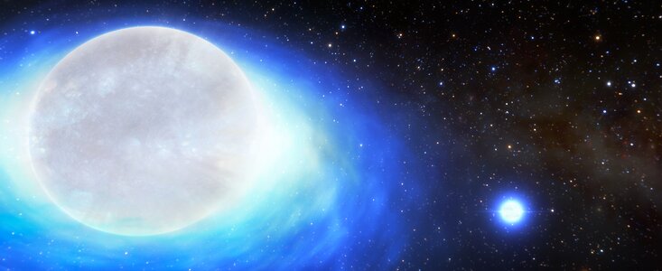 Artist’s Impression of Kilonova Progenitor Star System