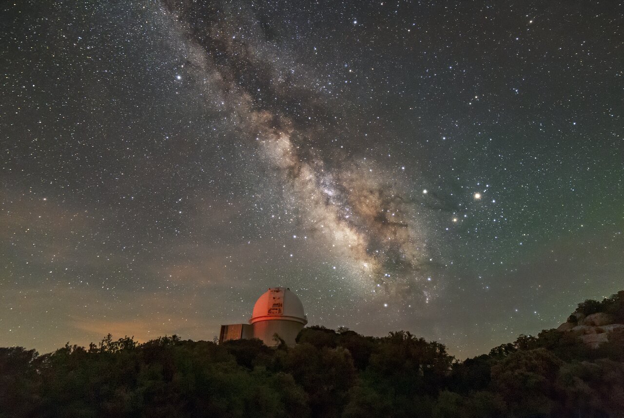 Fotografía del Telescopio de 2,1 metros KPNO