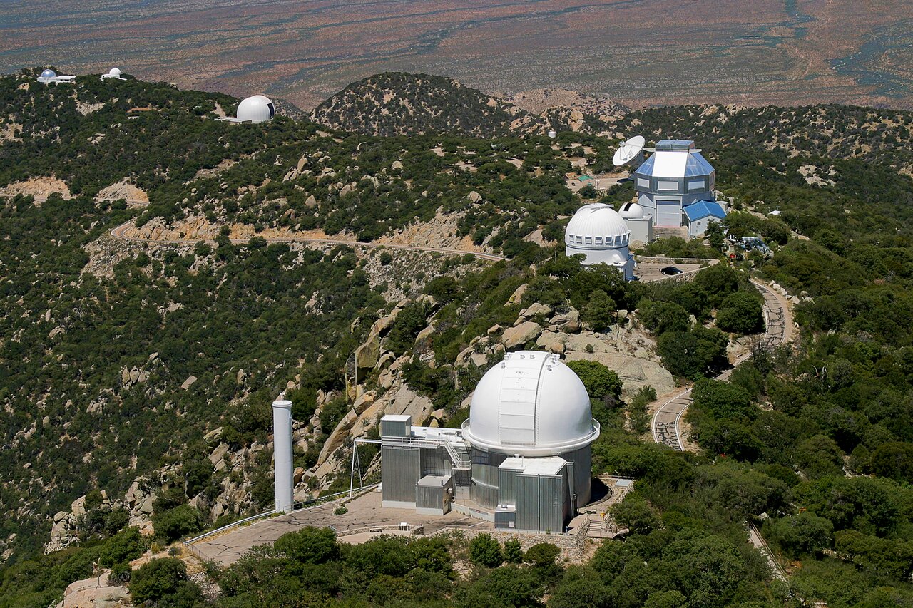 Photograph of McGraw-Hill 1.3-meter Telescope