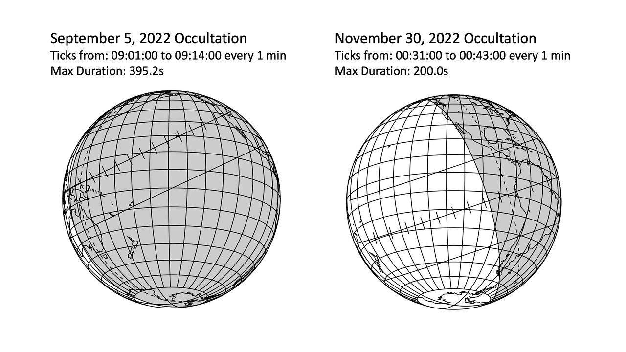 Titan Occultation Maps