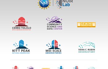 Nuevos logos completan el set corporativo de NOIRLab