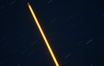 Gemini South Shines First Sodium Laser “Constellation”