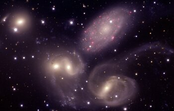 Galactic Contortionists Captured by Gemini