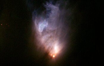 Celestial Beacon Sheds New Light on Stellar Nursery