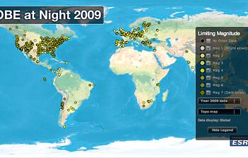 IYA2009 Boosts GLOBE at Night to Record Number of Dark-Skies Observations