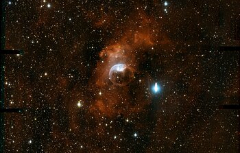 WIYN/NOAO: The Bubble Nebula, observed with the new One Degree Imager Camera